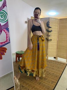 **this is a ONE of a kind vintage silk skirt** only one in all the world  just like you :) it's a free size as it raps on your body. it's a 2 in 1 skirt,you can where it in too sides. it's great as a beach or festive outfit, but it's also stunning to where for every day, evening and special days. because the best thing about it,  is it's fabric! ther are so many small details and it's so soft and silky it will make you look  and feel, like the goddess you are! thank you 💜 Bohemian Maxi Skirt For Festivals, Bohemian Long Skirt For Festival, Bohemian Asymmetrical Lined Maxi Skirt, Belly Dance Style Tiered Maxi Skirt For Festival, Flowy Boho Print Skirt For Festival, Bohemian Asymmetrical Maxi Skirt, Festival Asymmetrical Maxi Skirt, Traditional Tiered Wrap Skirt For Festival, Bohemian Long Wrap Skirt With Lining