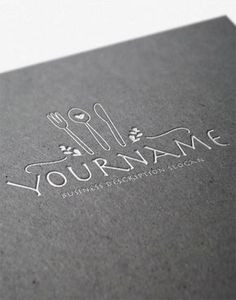 this is a logo for a restaurant called your name