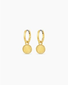 These small huggie hoop earrings feature a beautiful, etched sun ray detailing inspired by a day at the beach. Sunny Huggies Earring in 18k Gold, Women's by gorjana Gorjana Earrings, Gold Tarnish-resistant Huggie Jewelry, Gold-plated Tarnish-resistant Dangle Huggie Earrings, Chic Gold Tarnish-resistant Huggie Earrings, Gold-tone Tarnish Resistant Huggie Earrings, Gold Hoop Earrings Gorjana, White Aura, Black Labradorite, Orange Agate