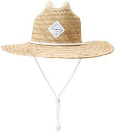 PRICES MAY VARY. OFFICIALLY LICENSED HURLEY: Women's Diamond Wide Brim Straw Sun Hat; Our unique blend of style and performance makes us a global benchmark for performance in and out of the water SUMMER HAT: Shield your eyes and stay cool during hot summer days with this lightweight and breathable sun hat; Enjoy warm weather without worrying about sunburn; This wide brim straw hat for women offers sun protection to help protect skin; Lifeguard hats look great with any seasonal outfit; Perfect wo