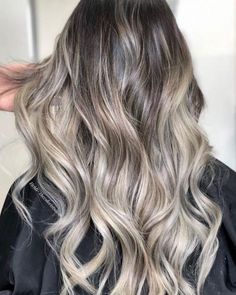 Brunette To Ash Blonde, Luxury Brunette, Blond Beige, Blonde Balayage Hair, Balayage Blond, Layered Curly Hair, Chocolate Brown Hair Color, Ash Blonde Balayage, Chocolate Brown Hair