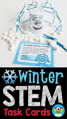 Stem Task Cards, Christmas Stem Activities, Kids Stem Activities, Holiday Stem, Freetime Activities