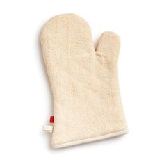 an oven mitt on a white background