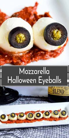 an image of halloween eyeballs on a plate