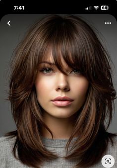 Medium Length Hair With Layers And Side Bangs, Bangs With Medium Hair, Hair Affair, Long Hair With Bangs