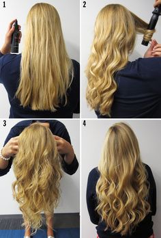 You know that girl on the street with the perfectly curled hair?! Here's how she does it... Curled Hair, Love Hair, Curled Hairstyles, Hair Dos, Gorgeous Hair, Perfect Hair, Hair Day