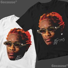 Young Thug Face Shirt ORANGE - Thugger Inspired Premium Vintage Graphic Tee Check other listings in this shop for more colourways! (Purple, Blue, Green, Orange, Pink) This classic unisex jersey short-sleeve tee fits like a well-loved favorite. Soft cotton and high-quality vibrant print make users fall in love with it over and over again. These t-shirts have ribbed knit collars to bolster shaping. The shoulders have taping for a better fit over time. Dual side seams hold the garment's shape longer.  ☆ 100% Airlume combed and ringspun cotton (fiber content may vary for different colors) ☆ Retail fit ☆ Tear away label ☆ Runs true to size, order 1-2 sizes up for an oversized fit. 6ecause® Cheap University Red Graphic Print T-shirt, Cheap Orange Graphic Tee Shirt, Cheap Red Graphic Design T-shirt, Cheap Red Shirt With Text Print, Cheap University Red Graphic T-shirt, Black Tshirt Orange Print, Purple Tshirt, Purple Graphic Tee, Rap Shirt