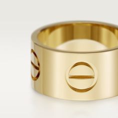 CRB4227800 - LOVE ring - Yellow gold - Cartier Cartier Love Ring, Fancy Necklace, Cartier Love, Cartier Ring, Love Ring, Ring Ring, White Ring, Yellow Gold Rings, Cartier