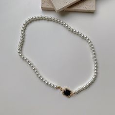 One of a kind - This dainty pearl choker with charm is made of real cultured pearls, black onyx and 14K gold plated! We add some flavors to the classic strand pearls, it gives you trendy yet elegant vibes. Match perfectly with every outfit, great gift idea for her and him! We chose the finest 14k gold plated to create this beautiful earrings, so that colors and shine last longer. ♥ All of our jewelry are carefully handmade with delicate and exquisite details, all designed and made in Manhattan, Black Pearl Necklaces With Pearl Charm, Black Pearl Necklace With Pearl Charm, Black Pearl Drop Necklace, Black Beaded Necklace With Pearl Charm As Gift, Black Beaded Pearl Necklaces With Pearl Pendant, Black Beaded Necklaces With Pearl Charm Gift, Black Pearl Pendant Beaded Necklace, Black Pearl Jewelry With Pearl Charm, Elegant Black Beaded Necklace With Pearl Charm