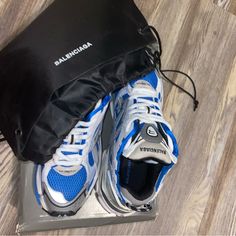 Balenciaga Runner Sneaker In Blue, White, Grey And Black Mesh And Nylon Size 11 Never Worn With Box And Bag As Shown In The Picture Balenciaga Runner, Balenciaga Runners, Shoes Balenciaga, Iphone Pictures, Balenciaga Shoes, Baddie Outfits Casual, Outfits Casual, Baddie Outfits, Black Mesh