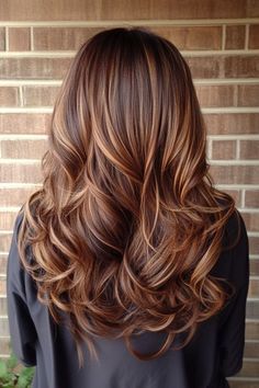 Explore the hottest dark caramel balayage styles of 2024 for a chic and stunning new look. Dive into top trends today! #CaramelBalayage2024 #SubtleBalayage #DarkHairGoals #FallBalayage #DimensionalHair #NaturalBalayage #BrunetteInspo #WarmHairTones #BalayageLovers #CaramelHighlights Chocolate Brown With Caramel Balayage, Caramel Colored Highlights, Warm Brown Hair Highlights, Honey Brown Highlights On Brown Hair, Warm Caramel Brown Hair, Dark Brown Hair With Caramel Lowlights, Caramel Balayage Medium Length, Fall Highlights For Brown Hair Caramel, Brown Hair Highlights Caramel