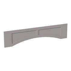 HA - VARP54: Ash Gray Shaker 54W x 12H x 3/4D Arched Valance with Raised Panel - homecabinets Cabinet Valance, Rta Kitchen Cabinets, Cabinet Accessories, Ash Gray, Tall Cabinet, Timber Wood, Raised Panel, Door Color, Base Cabinets