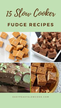 15 Easy Slow Cooker Fudge Recipes