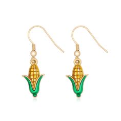 PRICES MAY VARY. Material:Zinc alloy Corn size:2.1*1.2cm/0.83*0.47inches Comfort Fit Christmas Gift,Valentine's Day Gift, Mother's Day Gift,Birthday Gift, Wedding Anniversary Gift Special design and unique structure makes you more attractive,match with suitable apparel for different occasion Fashion Women Jewelry Corn Dangle Earrings Plants Nature Charm Earrings for Girls 

 Item type:Dangle Earrings 
 Material:Zinc alloy 
 Metal Color:Gold,Rose gold,Silver 
Corn size:2.1*1.2cm/0.83*0.47inches Girls Earrings, Keep Jewelry, Wedding Anniversary Gifts, Cleaning Jewelry, Charm Earrings, Amazing Jewelry, Women's Earrings, Valentine Gifts, Valentine Day Gifts