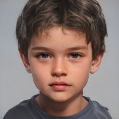 Boy Face, Portrait Images, Realistic Art