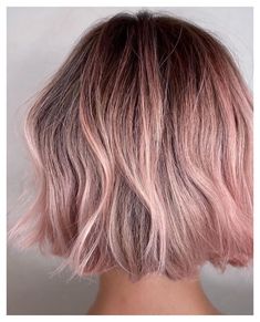 Pink Choppy Bob, Short Pale Pink Hair, Pastel Pink Bob Hair, Pink Balayage Short Hair, Short Light Pink Hair, Light Pink Bob, Pink Hair Bob, Pink Bobs, Pink Bob Hair