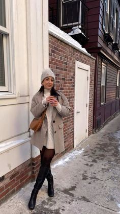 Nyc Winter Outfits, December Outfits, New York Outfit, Ny Outfits, Nyc Outfits, New York Outfits, New York Winter, Europe Outfits, Winter Fashion Outfits Casual