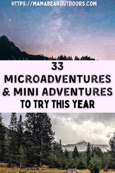 Microadventure ideas Solo Micro Adventure Ideas, Adventure Challenge, Adventurous Things To Do, Road Trip Places, Fun Adventures, Adventure Travel Explore, Fun Adventure