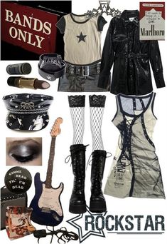 Girly Rocker Outfits, Rock Girlfriend Aesthetic Outfits, Rockstars Girlfriend Outfits, Maneskin Concert Outfit, Rock Star Girlfriend Outfit, Rock Grunge Outfits, Estilo Rockstar, Rock And Roll Outfits, Rockstar Gf Outfit