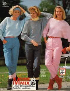 1985 Womens Fashion, 80s Outfits Winter, 1984 Outfits, 1980's Outfits, 80s Winter Fashion, 80s Girl Fashion, 80s Outfits Women, 1987 Fashion