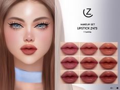 The sims 4 Sims 4 Cc Cosmetics, Sims 4 Cosmetics Cc, Lipstick Cc Sims 4, Sims 4 Cc Makeup Lips, S4cc Makeup, Sims 4 Cc Lipstick, Sims 4 Eyeshadow, Sims 4 Lipstick