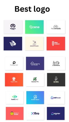 the logos for different brands are shown in this screenshote, which shows them all different