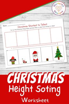 christmas themed printable worksheet for kids to help them learn how to write and draw