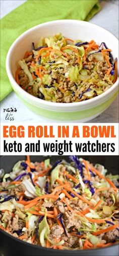 egg roll in a bowl keto and weight watchers