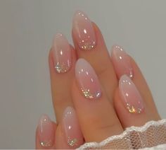 Nagellack Trends, Girly Acrylic Nails, Blush Nails, Short Acrylic Nails Designs, Fancy Nails, Chic Nails, Short Acrylic Nails, Cute Acrylic Nails, Ombre Nails