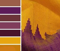 an image of a yellow and purple color scheme