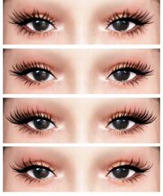 Black Sims 4 Cc Eyelashes, Eye Lashes Sims 4 Cc, Ts4 Cc Hair Girl, Ts4 Cc Lashes, Sims4 Cc Lashes, The Sims 4 Cc Lashes, Lashes Sims 4 Cc, Sims Face, Sims 4 Cc Eyes