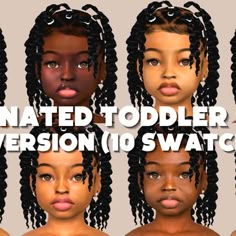 the animated toddler version 10 swatches are available for all ages and abilitiess