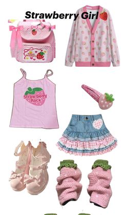 Strawberry Kawaii, Pinterest Outfits, Clothing Hacks