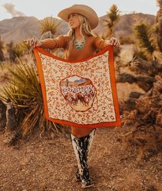 Western-Loving Wild Rags Scarf Cattle Drive Wild Rag 26" x 26" 70% Cotton 30% Silk Wildrag Outfits, Wild Rag Outfits, Wild Rags Outfits, Western Scarf, Western Wild, Wild Rags, Cattle Drive, Western Boutique, Cowgirl Art