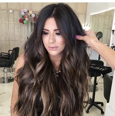 Carmel Hair Color, Brunette Balayage, Black Hair With Highlights, Fall Hair Color For Brunettes, Ombré Hair, Trendy Hair Color, Ombre Hair Color, Hair Color Balayage