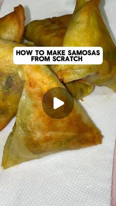 how to make samosas from scratch