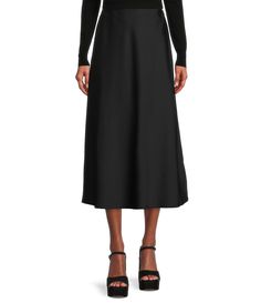 Shop for Antonio Melani Blakely Coordinating A-line Satin Skirt at Dillard's. Visit Dillard's to find clothing, accessories, shoes, cosmetics & more. The Style of Your Life. Chic Satin A-line Skirt, Chic A-line Satin Skirt, Satin A-line Flowy Skirt, Silk A-line Skirt, Flowy Satin Skirt For Fall, Fitted A-line Satin Skirt, Chic A-line Satin Bottoms, Satin Lined Maxi Skirt For Work, Satin Lined Workwear Maxi Skirt