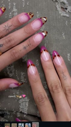 Steph Hui, Color Tips, Cheetah Nails, Hello Nails, Nail Ring, French Tips, Minimalist Nails, Fall Nail, Dream Nails