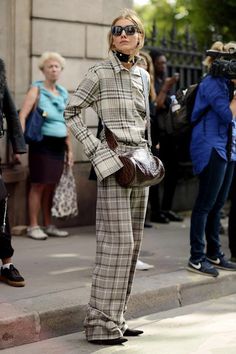 Fashion Gone Rouge, Street Style Fall Outfits, Plaid Outfits, Looks Street Style, Women Street, Winter Trends, Street Style Chic, Street Style Inspiration, Style Crush