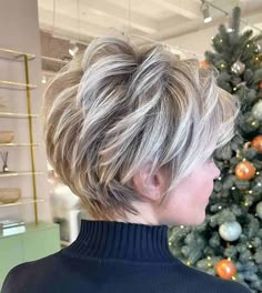 Short Stacked Hair, Layered Pixie Cut, Layered Pixie, Stacked Hair, Thick Hair Cuts