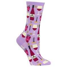 PRICES MAY VARY. Wine down with these classic crew socks! Fits women's shoe size 4 - 10.5 Cute socks for Women featuring Food, Wine Gifts, Funny socks designs. The perfect gift for any occasion. These fun comfortable socks make wonderful birthday gifts, Gifts for Women, college care packages and more. National Red Wine Day, Wine Socks, Wine Print, Wine Down, Women Crew Socks, Woman Wine, Comfortable Socks, Novelty Socks, Baby Clothes Shops