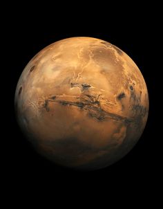 an image of the planet mars taken from space