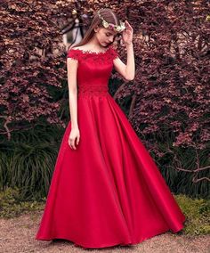 Disney Prom Dresses, Red Satin Prom Dress, Disney Prom, Boho Prom, Prom Dresses Off The Shoulder, Burgundy Prom, Trendy Party Dresses, Modest Prom