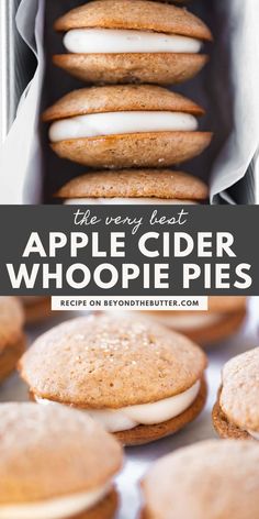 the best apple cider whoope pies