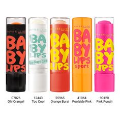 MAYBELLINE Baby Lips Moisturizing Lip Balm No more basic lip balm! Achieve intense lip repair + eight-hour hydration. Lips are visibly renewed after one week. It’s clinical care for baby soft lips. Exclusive formula moisturizes and protects lips for a full eight hours. After one week, lips are visibly renewed. 88% experienced more smooth lips 83% experienced better-looking lips 70% experienced more supple lips Enriched with Shea Butter & Vitamin E Directions Apply lip balm in the center of your Lip Repair, Baby Lips Maybelline, Pink Punch, Baby Lips, Bottom Lip, Moisturizing Lip Balm, Smooth Lips, Upper Lip, Soft Lips