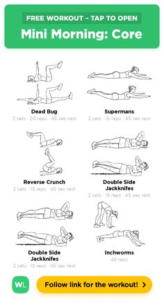 an exercise poster with instructions to do the workout