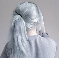 Pastel Blue Hair, Hair Color Cream, Hair Color Pastel, Permanent Hair Dye, Pastel Hair, Hair Inspo Color, Grunge Hair, Grey Hair