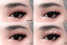 DOWNLOAD Sims 4 Eye Glitter, The Sims 4 Aegyo Sal, Sims 4 Cc Glitter Makeup, Sims Eye Makeup, Sims 4 Glitter Makeup, Sims 4 Cc Korean Makeup, Sims 4 Cc Eye Presets, Ts4 Cc Makeup, Sims4 Cc Skin Details