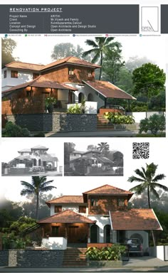 Renovation Project Chettinad Style House Elevation, Architecture Indian House, Kerala Style Architecture, Wada Style Architecture, Courtyard House Front Elevation, Traditional Bunglow Designs, Traditional Indian Houses Architecture, Chettinad House Elevation, Traditional Kerala House Elevation