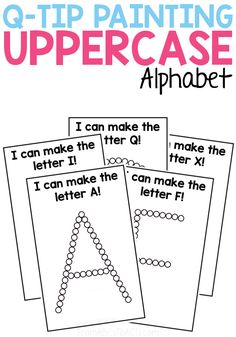 three letter worksheets with the words i can make the letter a and an uppercase